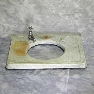 Antique Marble Sink Top