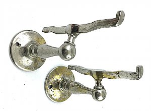 Antique Nickel Shelf Bracket Pair