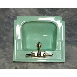 Vintage Green Wall Hung Sink
