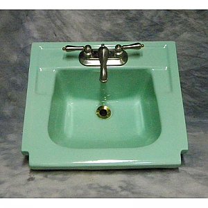 Vintage Green Wall Hung Sink