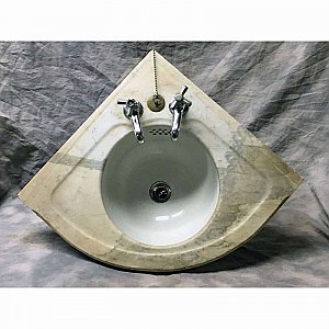 Antique Marble Corner Sink