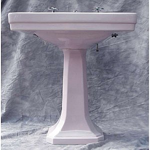 Antique Lavender Pedestal Bathroom Sink