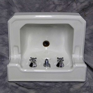 Antique Shelf Back American Standard Sink