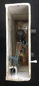 Antique John Douglas Co. "Gloria" Two Piece Toilet Tank and Bowl - Circa 1900