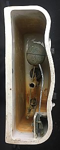 Antique Thomas Maddox Vitreous China Toilet Tank (No Lid) - Circa 1900