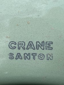 Antique Crane "Ipswich" and "Santon" Toilet - Jade Green - Circa 1936