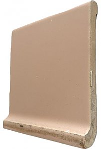 Antique Romany Tile Co. 6" Porcelain Shoulder Cove Base - Tawny Beige