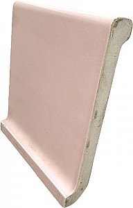 Antique Porcelain Shoulder Cove Base - Pink