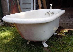 Antique Rare Wolff Bathtub