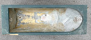 Antique 66" P.M. Wilson Rome NY Tin Bathtub - Circa 1900