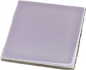 Antique Wheeling Gloss Lavender Ceramic Tile 4-1/4" x 4-1/4" - Circa 1950