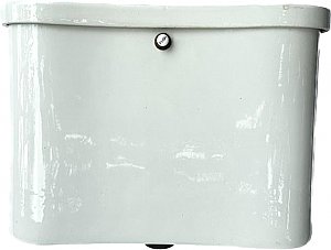 Antique Bellmark Potteries Vitreous China Toilet Tank and Lid - Circa 1910