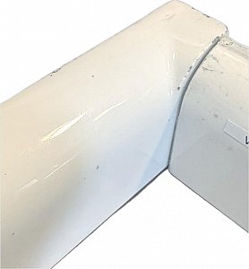 Antique White Mud Cap Inside Corner Bathroom Trim Tile