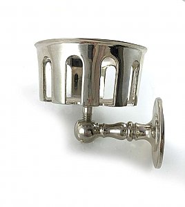 Antique Polished Nickel Bathroom Cup Holder