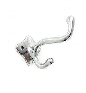 Antique Chrome Petite Bath Hook