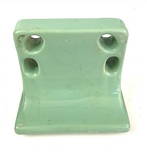 Antique Mint Green (American Standard Ming Green) Tile-In Cup & Toothbrush Holder