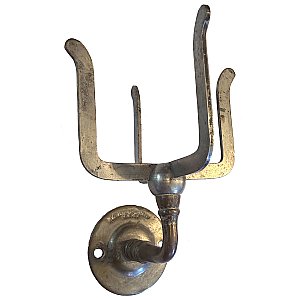 Antique "Brasscrafters" Nickel Plated Wall-Mounted Bathroom Cup or Tumbler Holder - Circa 1900