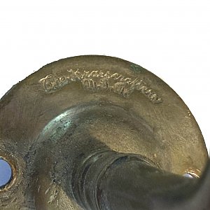 Antique "Brasscrafters" Nickel Plated Wall-Mounted Bathroom Cup or Tumbler Holder - Circa 1900