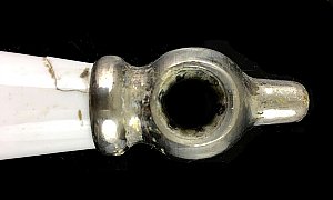 Antique Porcelain Diverter Faucet Lever Handle
