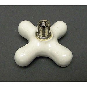 Antique "Hot" Porcelain Faucet Handle
