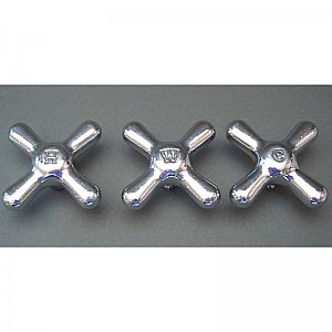 Antique Set of Metal Cross Handles