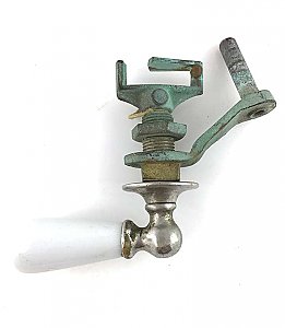 Antique Porcelain Toilet Flush Lever Handle with Chrome Plating