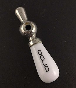Antique "Cold" Faucet Lever Handle
