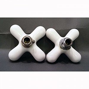 Antique Republic Faucet Handle Pair