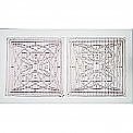 Antique "Luxfer Prism Co." 4" x 4" Glass Tile - Frank Lloyd Wright "Flower Pattern"