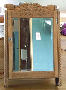 Oak Surface Mounted Medicine Cabinet