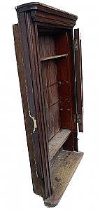 Antique Large Fir Recessed Medicine or Wall Cabinet