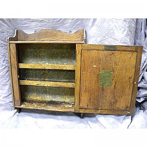 Antique Oak Medicine Cabinet