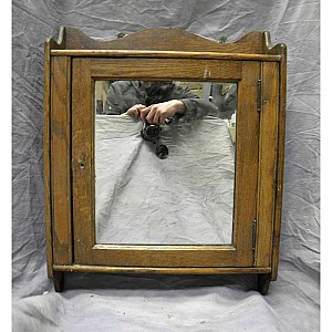 Antique Oak Medicine Cabinet