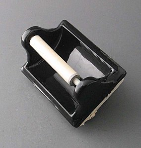 Antique Black Toilet Paper Holder