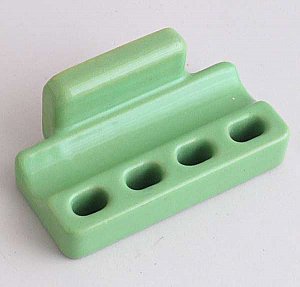 Antique Green Toothbrush Holder
