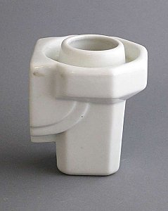 Antique Deco Cup & Toothbrush Holder