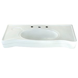 Kingston Brass Imperial Ceramic Console Sink Basin - White