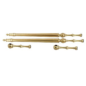 Kingston Brass Edwardian Console Sink Leg Support - Brushed Brass