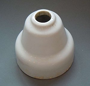 Porcelain pipe or valve escutcheon