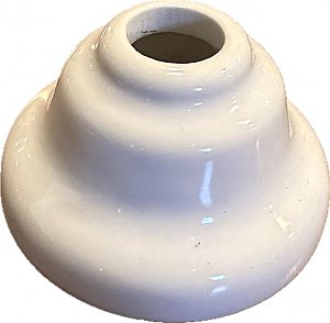Antique "Republic" Porcelain Escutcheon