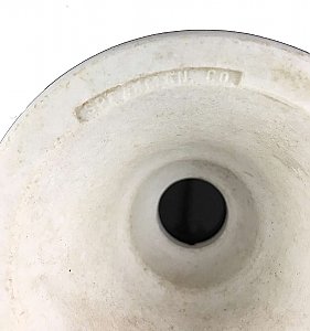 Antique Porcelain Speakman Co. Plumbing Escutcheon