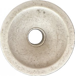 Antique Porcelain Plumbing Faucet Escutcheon Pair