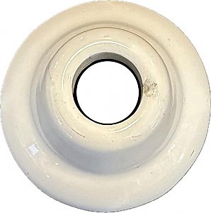 Antique Porcelain Small Plumbing Escutcheon