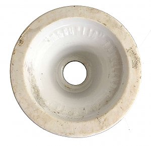 Antique Porcelain Tub & Shower Plumbing Escutcheon
