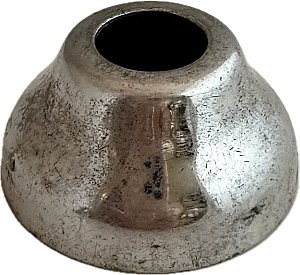 Antique Cast Brass Chrome Plumbing Escutcheon