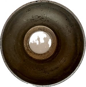 Antique Cast Brass Chrome Plumbing Escutcheon