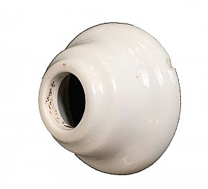 Antique Porcelain Plumbing Escutcheon