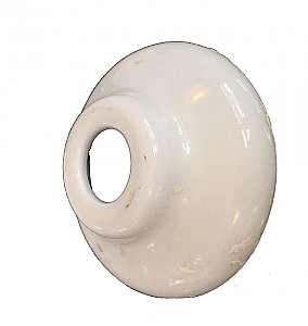 Antique Porcelain Plumbing Escutcheon