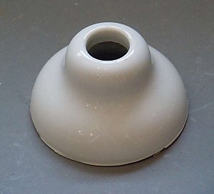 Antique Porcelain pipe or valve escutcheon