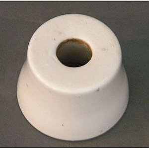 Antique Porcelain pipe or valve escutcheon